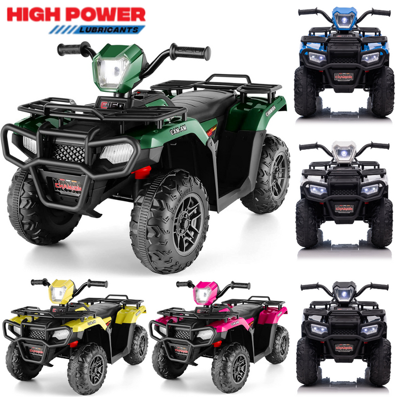 12V Electric Ride-On ATV Toy Car with USB/MP3, 4 Wheels for Kids Ages 3-6