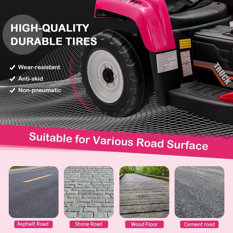 12V Electric Ride-On Bulldozer for Kids - Perfect for Sand Playtime!