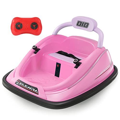 12V Electric Ride On Bumper Car for Toddlers with 2 Driv...