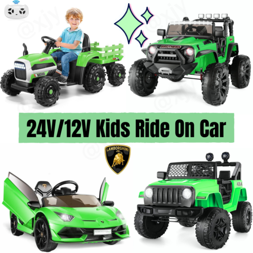 12V Electric Ride-On Car for Kids - Lamborghini & Mercedes Benz G500 in 1
