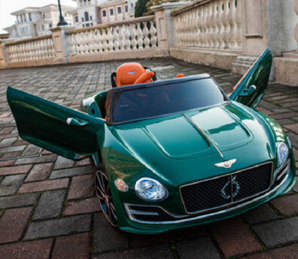 12V Electric Ride-on Car for Kids with Remote Control - Bentley Style Design