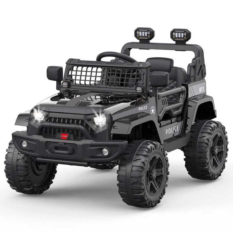 Rev Up the Fun: 12V Electric Truck for Kids with LED Lights and Spring Suspension