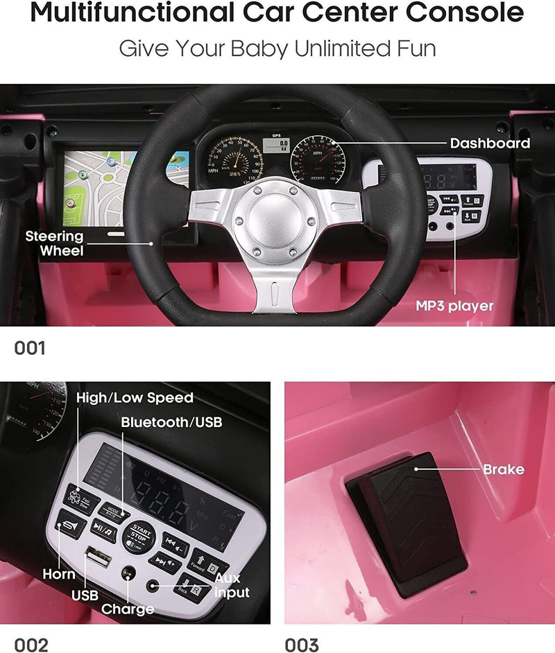 12V Battery Electric Car for Kids with Remote Control - Perfect Gift for Young Drivers!