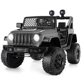 12V Electric Ride-On Car for Kids with Remote Control and LED Lights