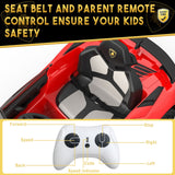 12V Electric Ride-On Car for Kids with Remote Control and LED Lights - Perfect Gift Toy