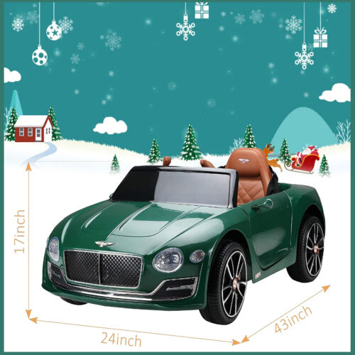 12V Electric Ride-on Car for Kids with Remote Control - Bentley Style Design