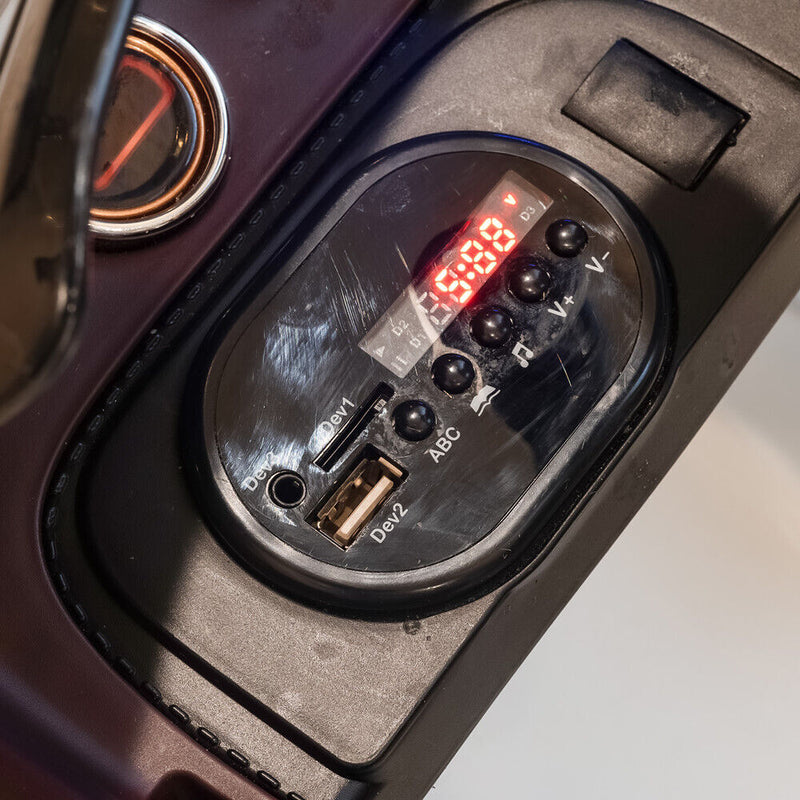 12V Electric Ride-On Car for Kids with Remote Control, LED Lights, and MP3 Player - BENTLEY Style