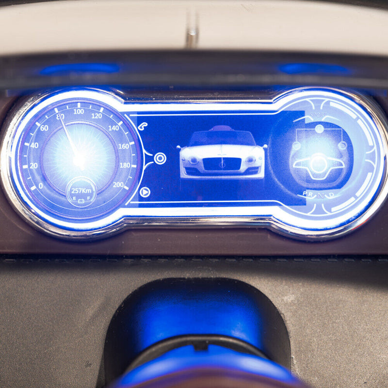 12V Electric Ride-On Car for Kids with Remote Control, LED Lights, and MP3 Player - BENTLEY Style