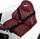 12V Electric Ride-On Car for Kids with Remote Control, LED Lights, and MP3 Player - Bentley Style in White
