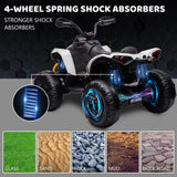 12V Electric Ride-On Car for Kids with Remote Control, LED Lights, and Music