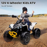 12V Electric Ride-On Car for Kids with Remote Control, LED Lights, and Music