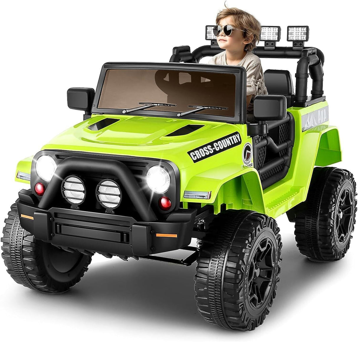12V Electric Ride On Car Truck with Parent Remote Control, AUX & USB - 3 Speed Options