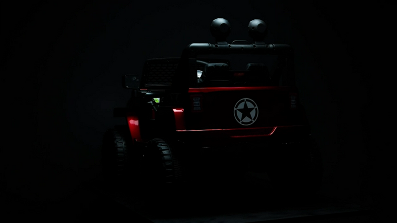 12V Electric Ride-On Car Trucks for Kids with Remote Control, MP3 & LED Lights