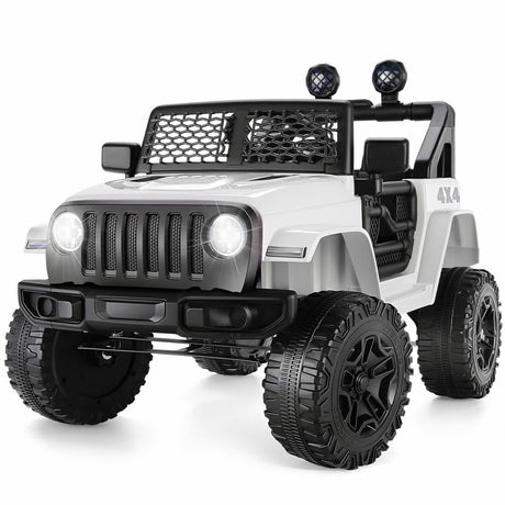 12V Electric Ride-On Car Trucks for Kids with Remote Control, MP3 & LED Lights