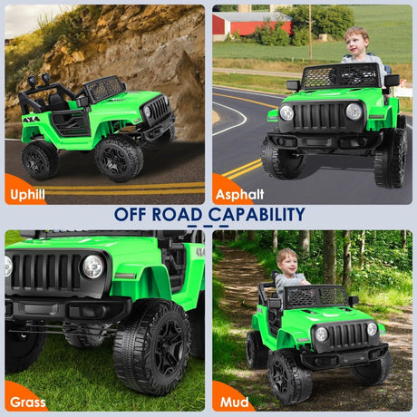 12V Electric Ride-On Car with MP3, Lights, and Remote Control