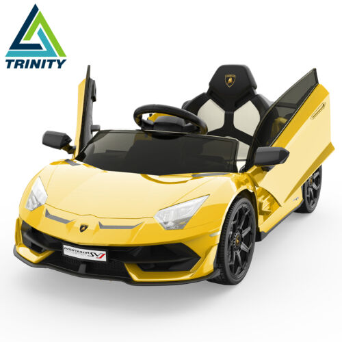 12V Electric Ride-On Car with Remote Control and LED Lights - The Perfect Gift for Kids!