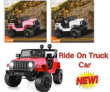 12V Electric Ride-On Jeep for Kids with USB, Bluetooth, Remote Control, and MP3 Player - Speeds up to 3 MPH