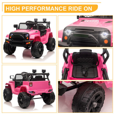 12V Electric Ride On Jeep Toy Car for Kids with Remote Control - Perfect Gift for US Children