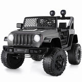 12V Electric Kids Ride On Car with Remote Control, 3 Speeds, USB Port, and LED Lights