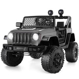 12V Electric Ride-On Jeep for Kids with USB, Bluetooth, Remote Control, and MP3 Player - Max Speed 3 MPH