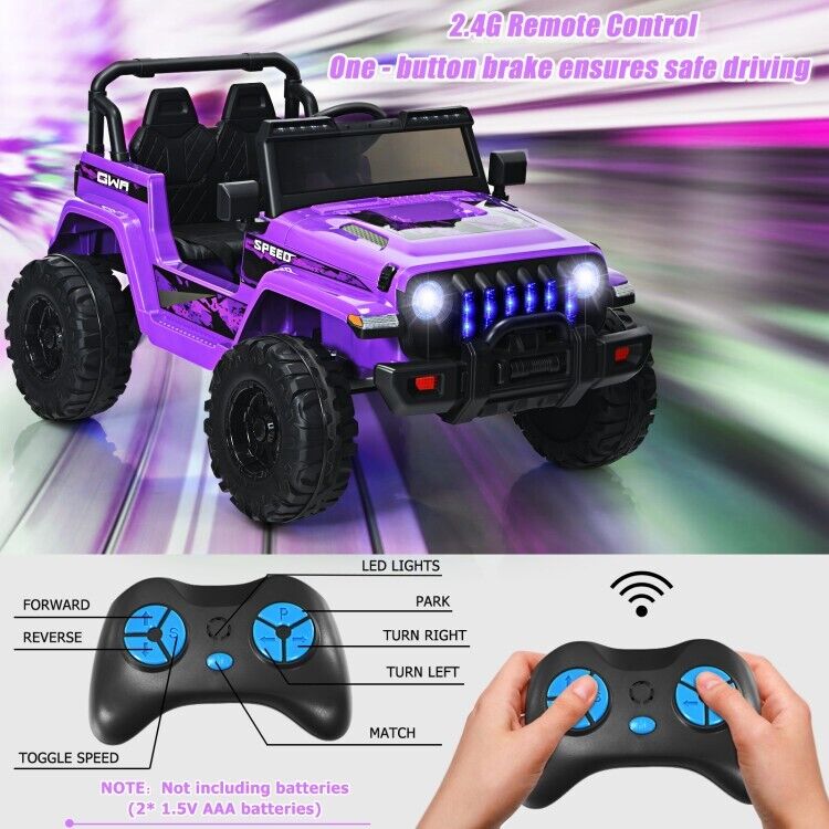 12V Electric Ride On Jeep Toy Car with Remote Control for Kids
