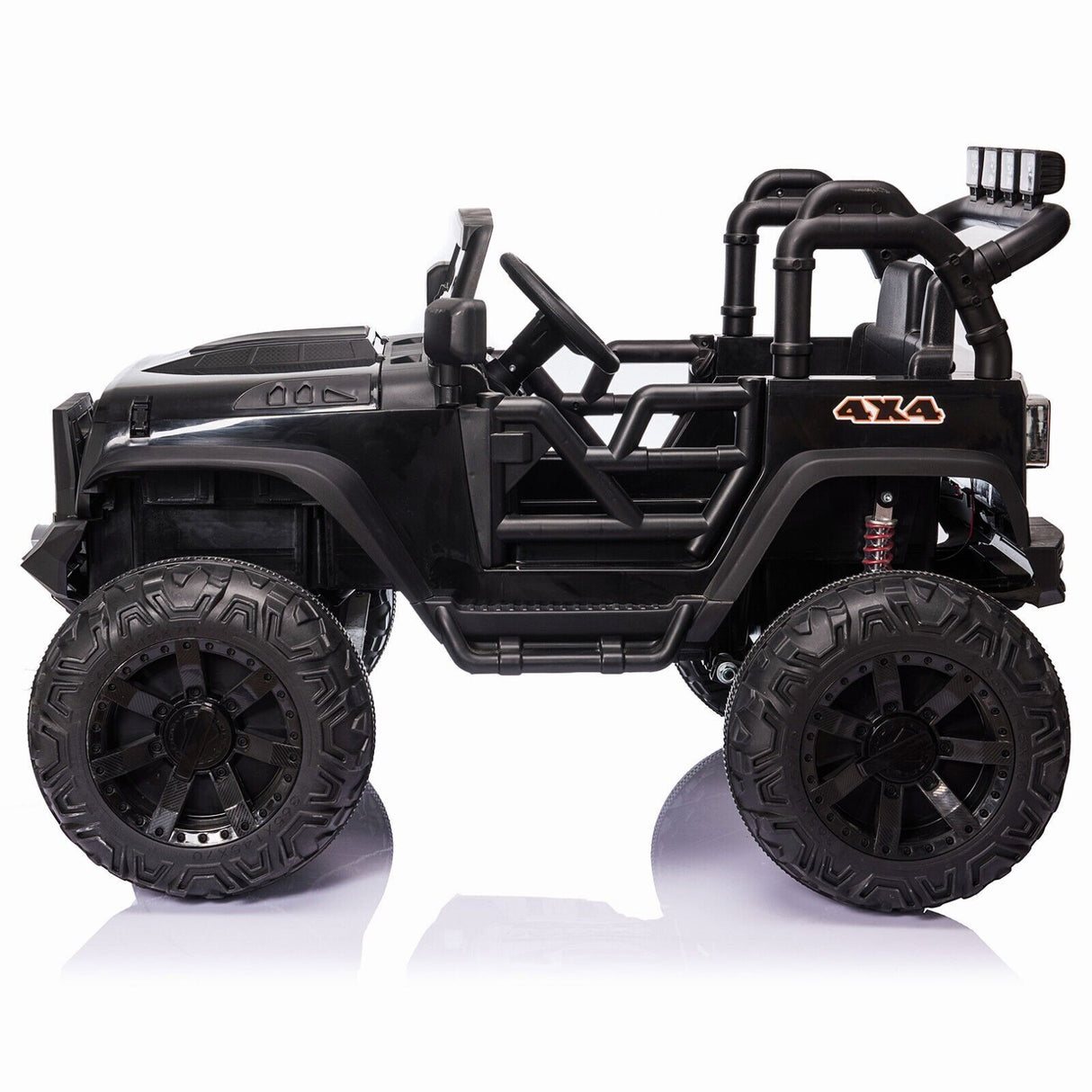 12V Electric Ride On Jeep Toy Car with USB, Bluetooth, and Remote Control for Kids