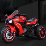 12V Electric Ride On Motorcycle for Kids with LED Lights