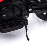 12V Electric Ride On Motorcycle for Kids with LED Music and Training Wheels