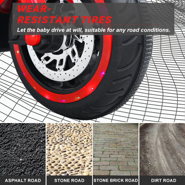 12V Electric Ride-On Motorcycle Toy for Kids Ages 3-6