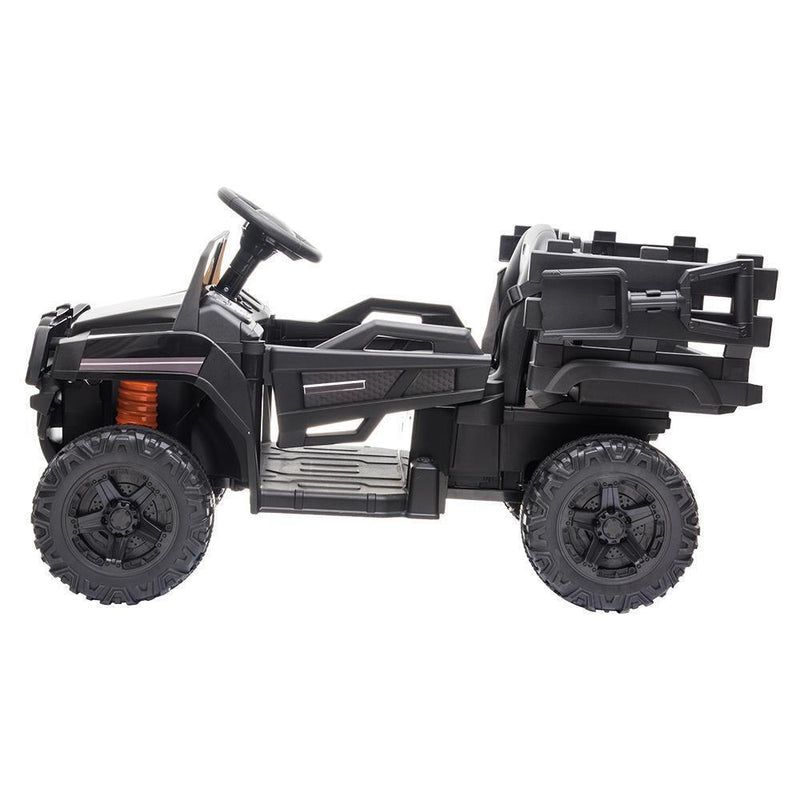12V Electric Ride-On Tractor with Trailer and Remote Control for Kids