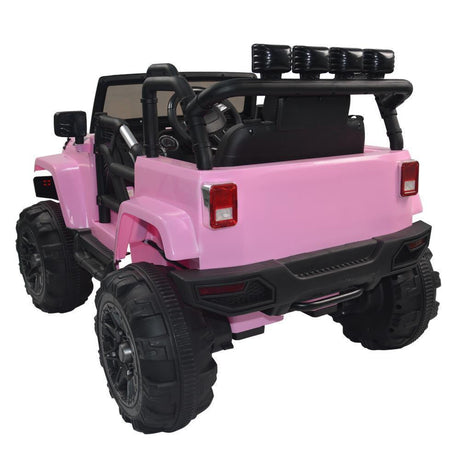 12V Electric Ride-On Truck for Kids with MP3, USB, and LED Lights - Available in 4 Colors!