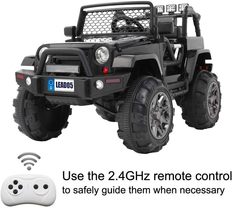 12V Electric Ride-On Truck for Kids with Remote Control