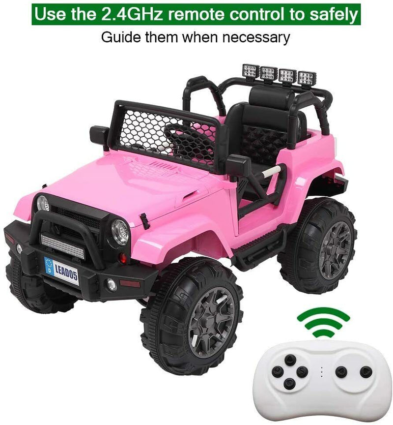 12V Electric Ride-On Truck for Kids with Remote Control