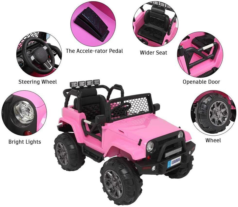 12V Electric Ride-On Truck for Kids with Remote Control