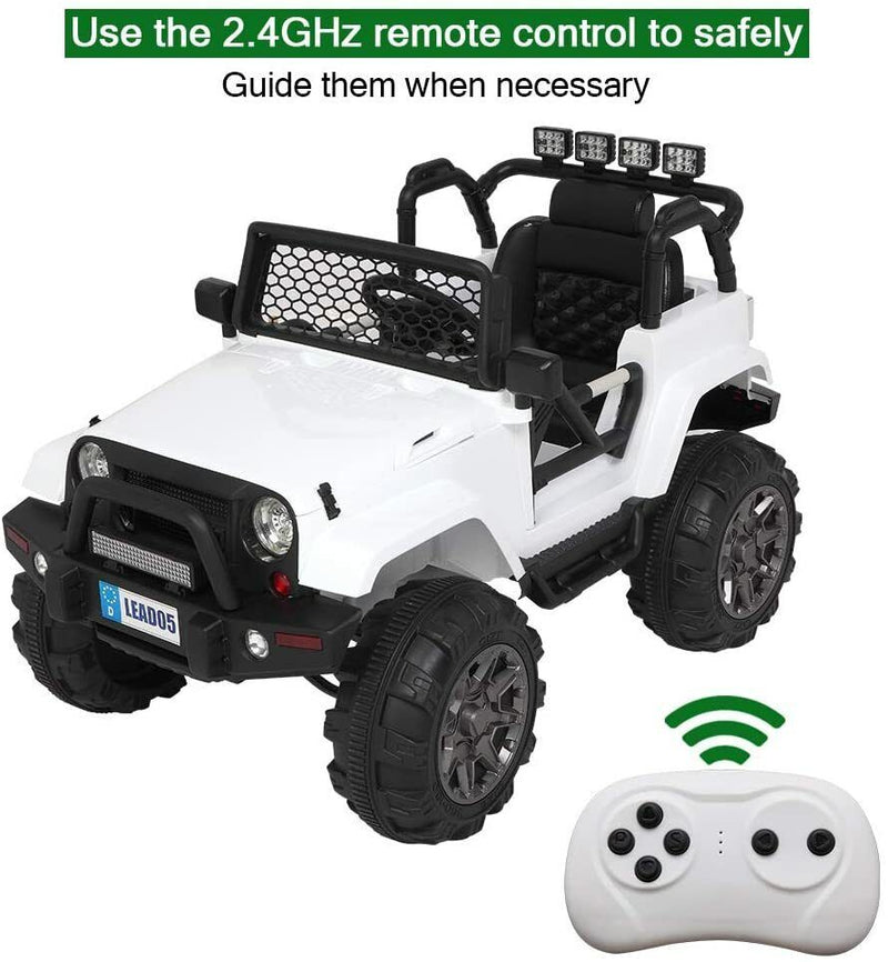 12V Electric Ride-On Truck for Kids with Remote Control