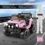 12V Battery Powered Electric Ride-On Truck for Kids with Remote Control