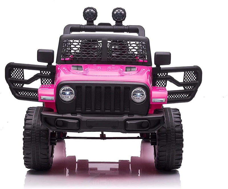 12V Electric Ride On Truck for Kids with Remote Control and LED Lights