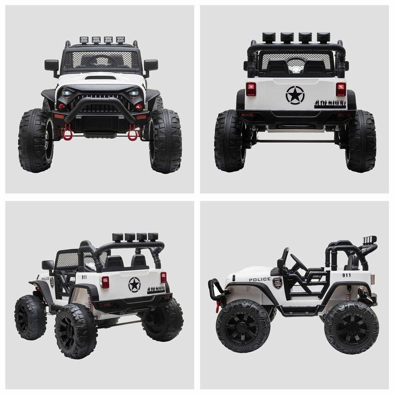 12V Electric Ride On Truck for Kids with Remote Control and Spacious Seat