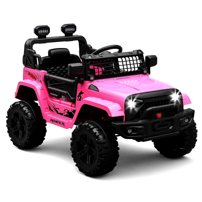 12V Electric Ride-On Truck for Kids with Remote Control and Spring Suspension
