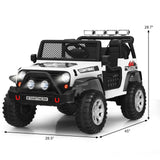 12V Electric Ride-On Truck for Kids with Remote Control - Battery Powered