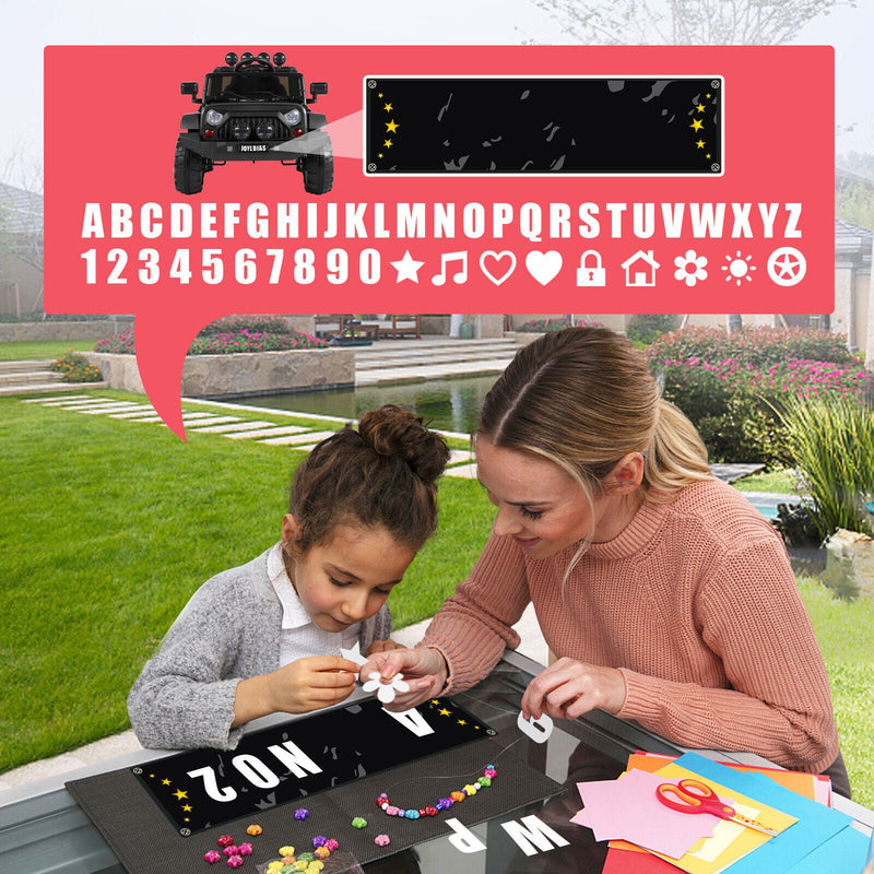 12V Electric Ride-On Truck for Kids with Storage, LED Lights, MP3 Player, and Remote Control