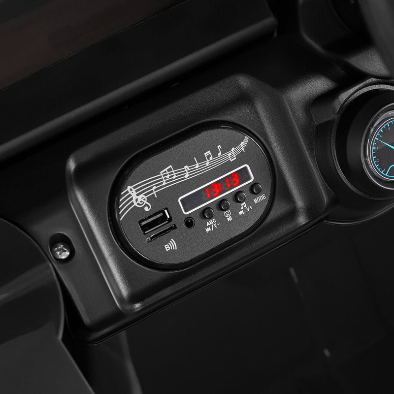 12V Electric Ride-On Truck for Kids with Storage, LED Lights, MP3 Player, and Remote Control