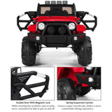 12V Electric Ride On Truck Toy Car with MP3 Player, Remote Control, and LED Lights for Kids