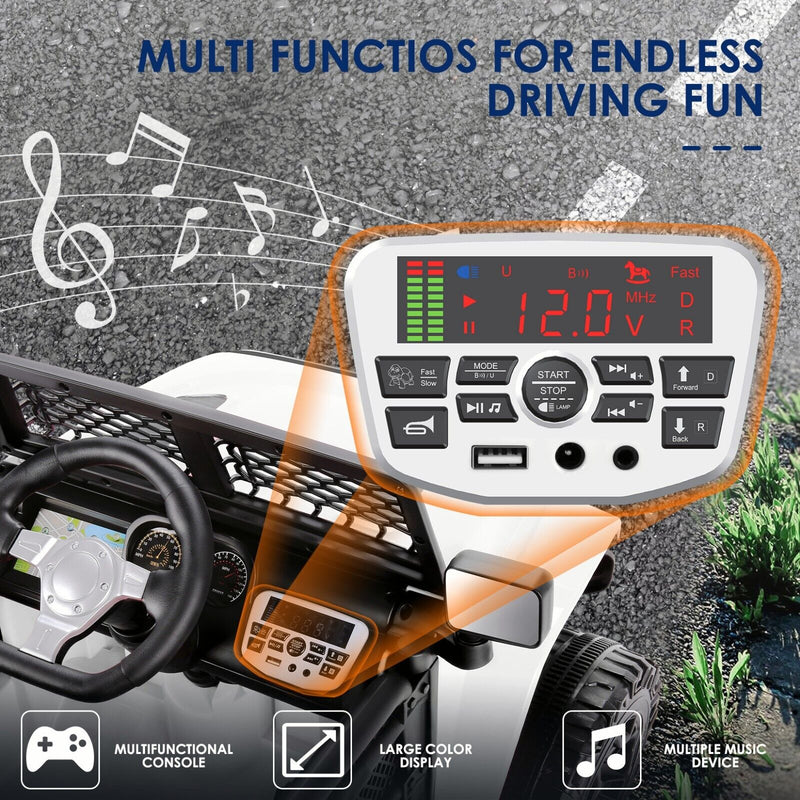 12V Electric Ride-On Truck/Toy Car with Remote Control - 2.4G for Kids