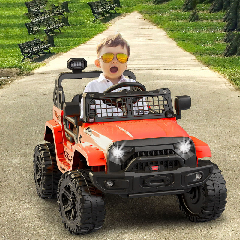 12V Electric Ride On Truck with Remote Control and LED Lights