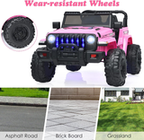 12V Electric Ride-On Truck with Remote Control for Kids, Battery Powered Toy Vehicle