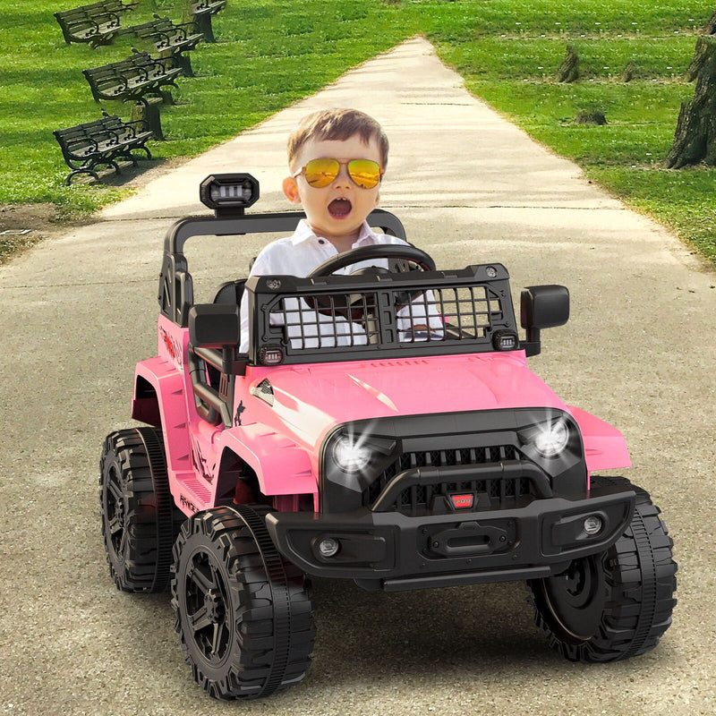 12V Electric Ride Truck with Remote Control and LED Lights