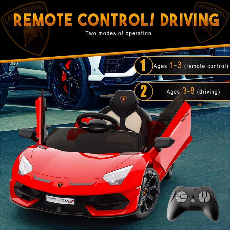 12V Electric Sports Car for Kids with Remote Control - Battery Powered Ride-On Vehicle