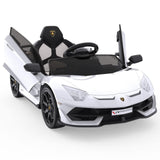 12V Electric Sports Car Toy for Kids with Remote Control and LED Lights - Perfect Christmas Gift