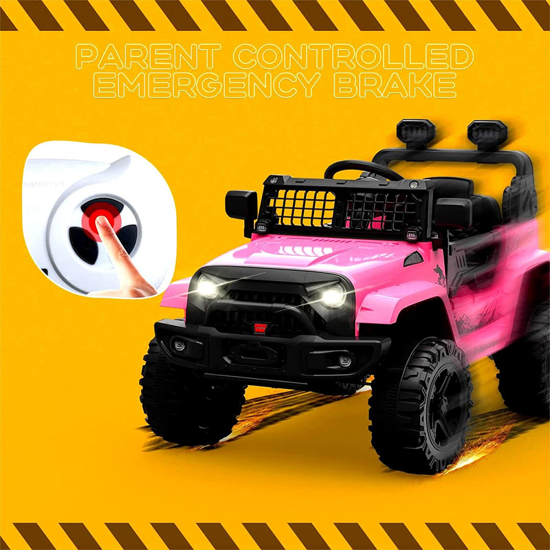 12V Electric Truck for Kids with Remote Control and Spring Suspension